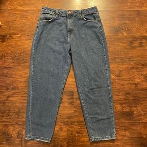 Mom Jeans High Rise Cheeky Wedgie Denim Blvd Size 13